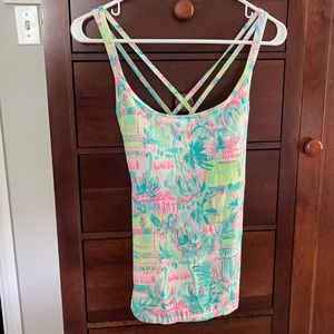 Lilly Pulitzer Avida Tennis Bra Tank Top.  Size S